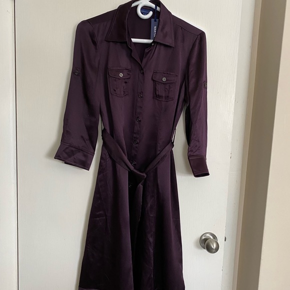 NWT Martin & OSA silk midi dress - Picture 1 of 12